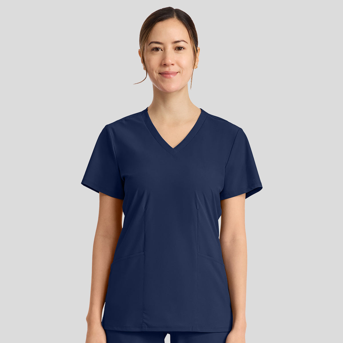 Infinity Pursuit V-Neck Top | Navy
