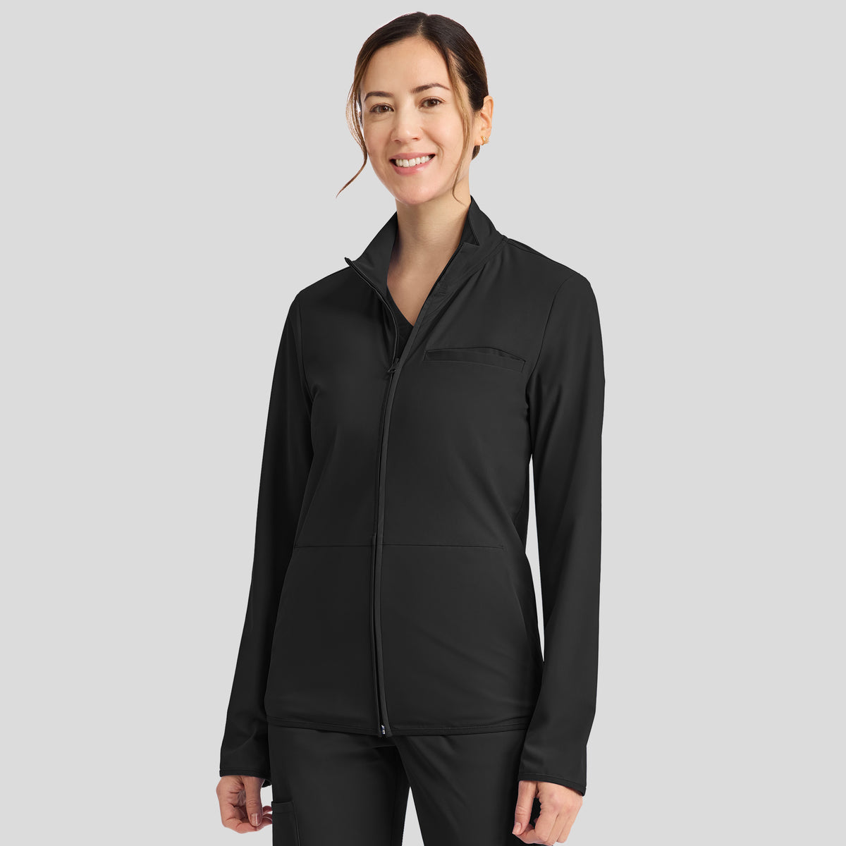3-Pocket Warm-up Jacket | Black