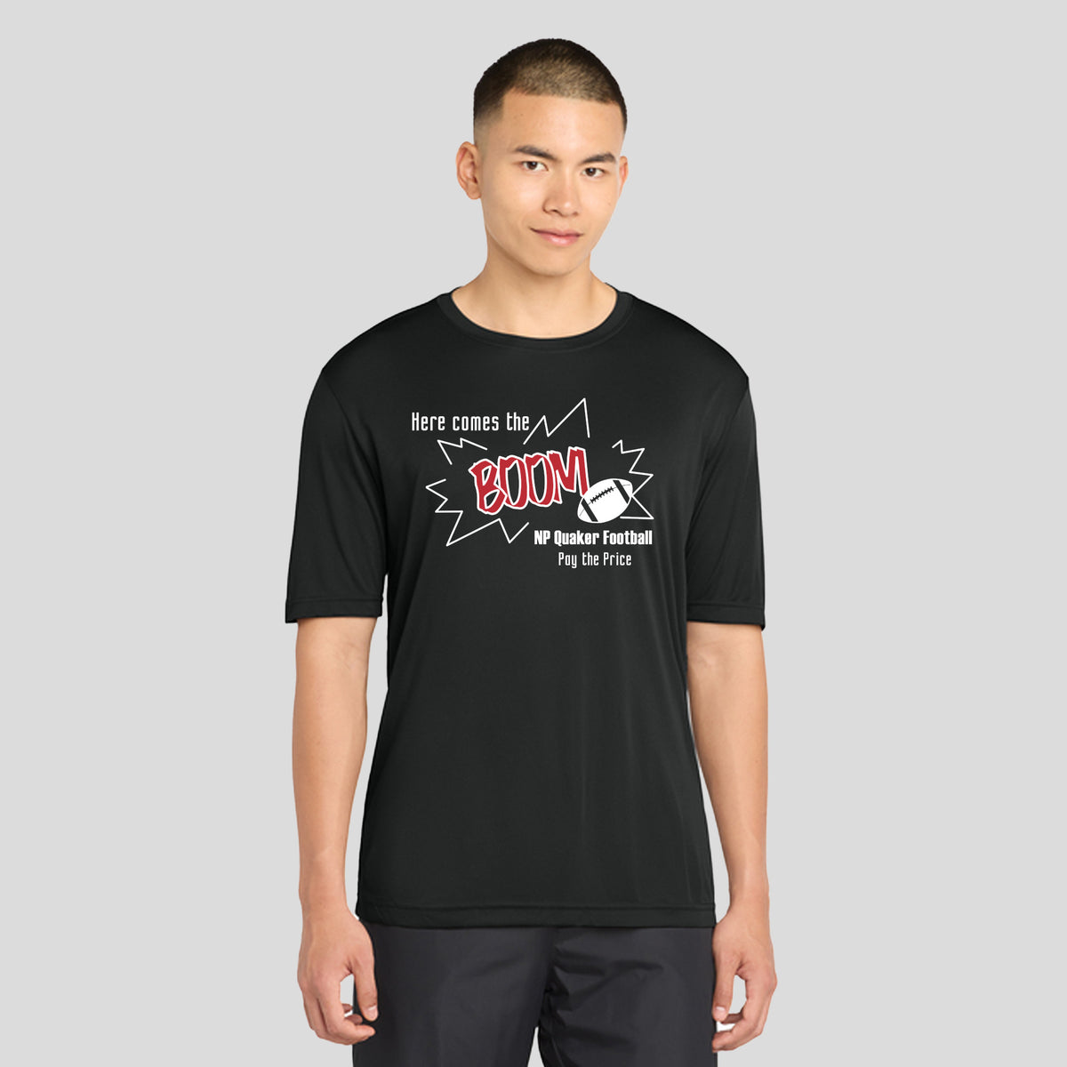 Here Comes the Boom Core Competitor Tee | Black