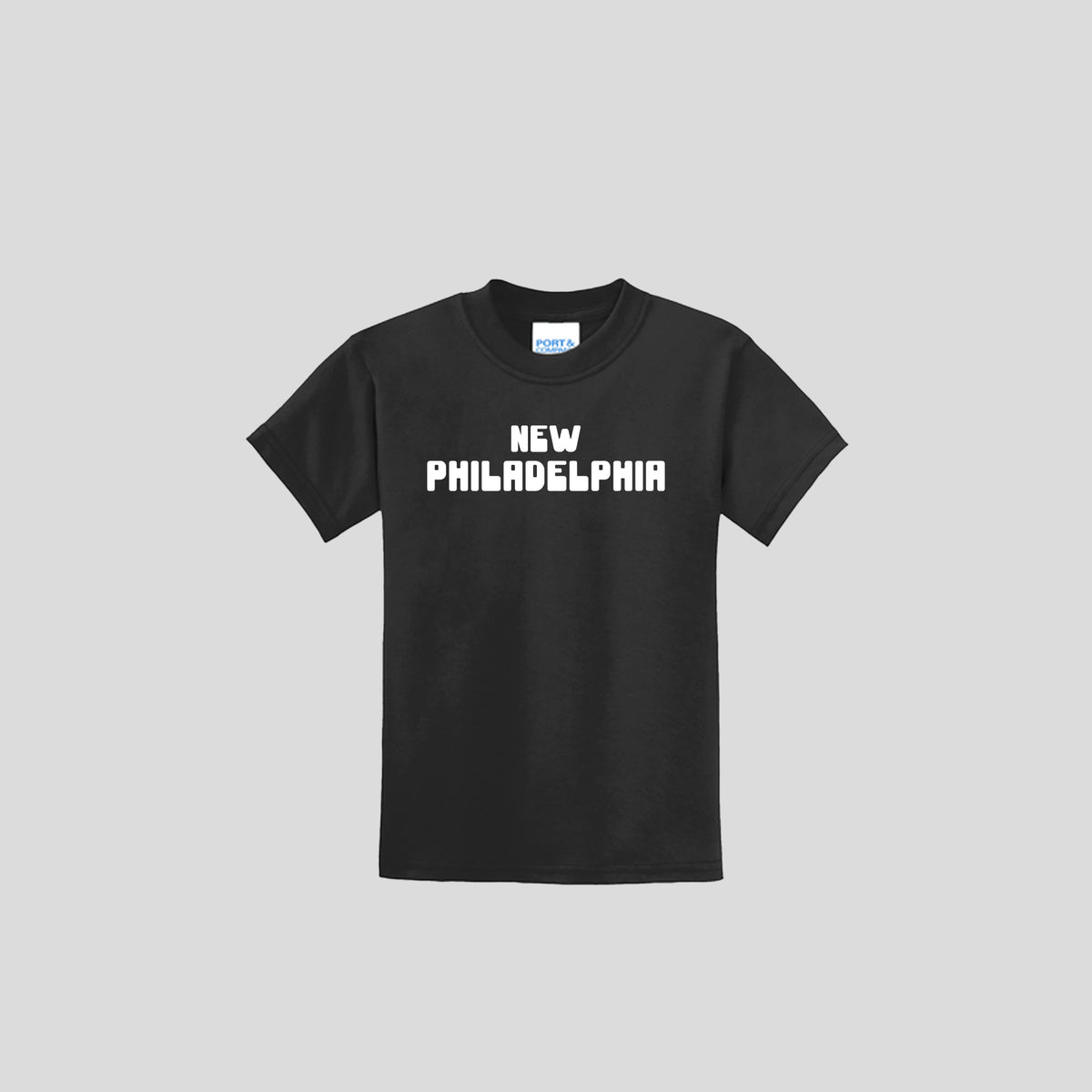 Youth New Philadelphia Core Blend Tee | Black