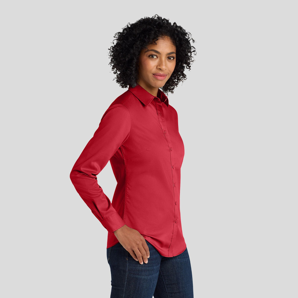 Women's SuperProβ’ Twill Shirt | Rich Red