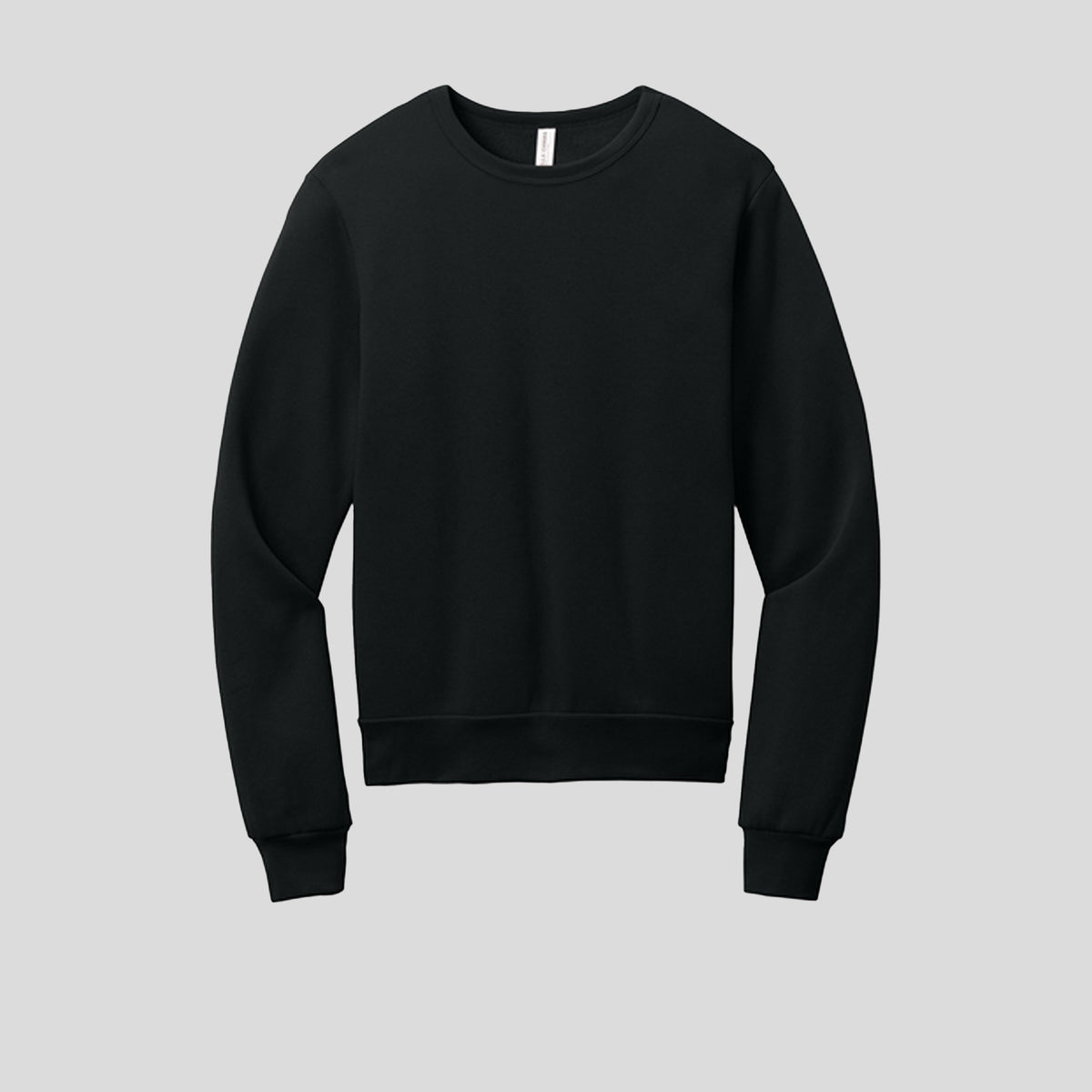 Unisex Sponge Fleece Classic Crewneck Sweatshirt | Black