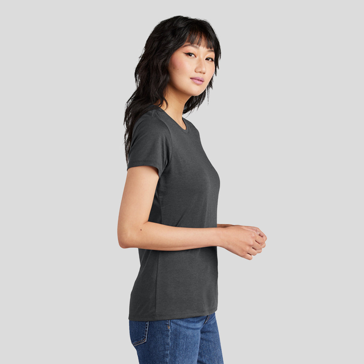 Womenโs Perfect Triยฎ Tee | Charcoal