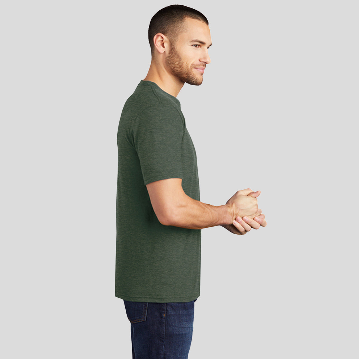 Perfect Triยฎ Tee | Heathered Forest Green