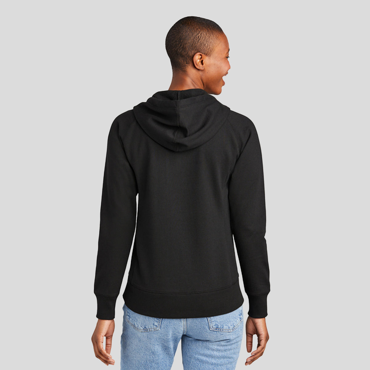 Womenโs Re-Fleeceโข Hoodie | Black
