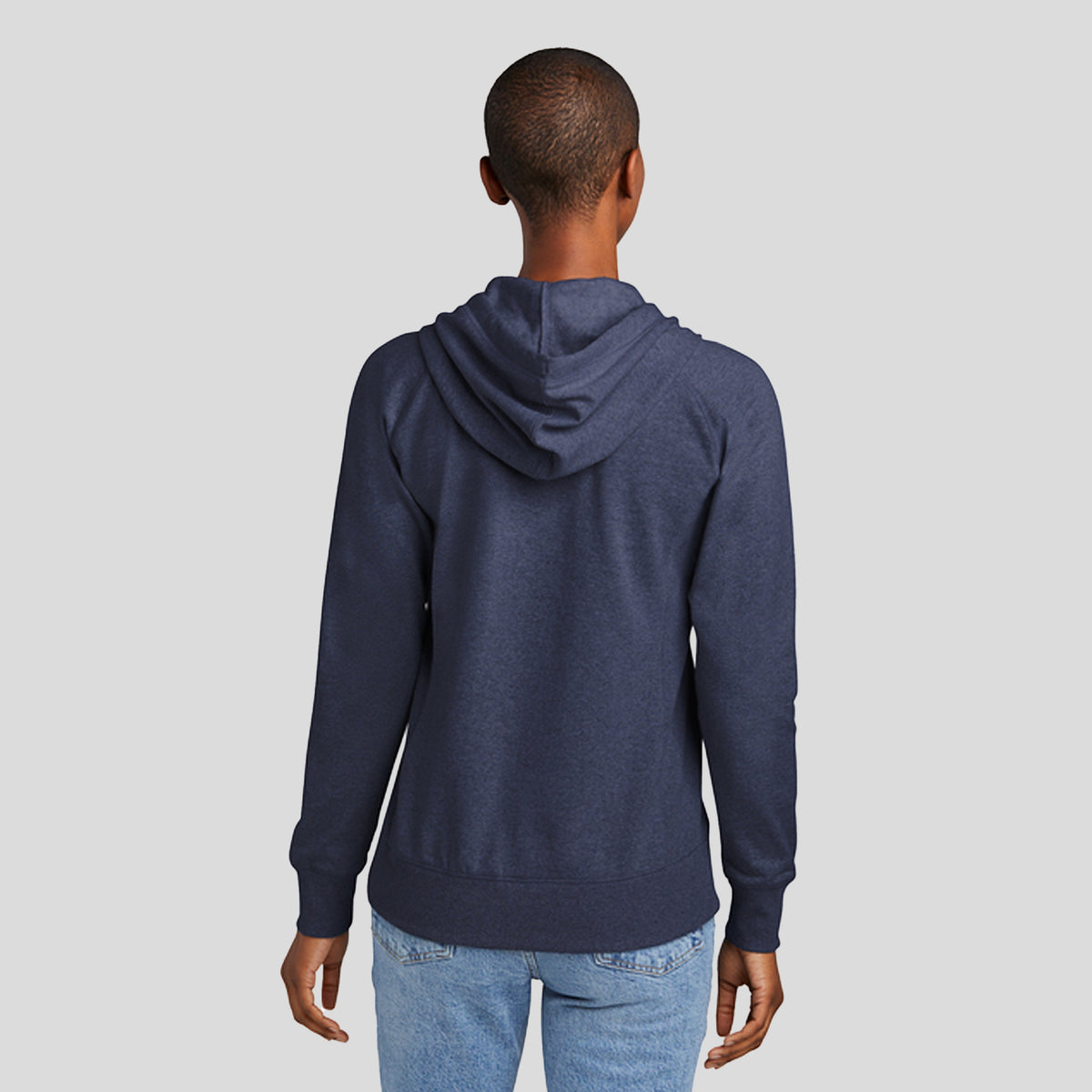 Womenโs Re-Fleeceโข Hoodie | Heathered Navy