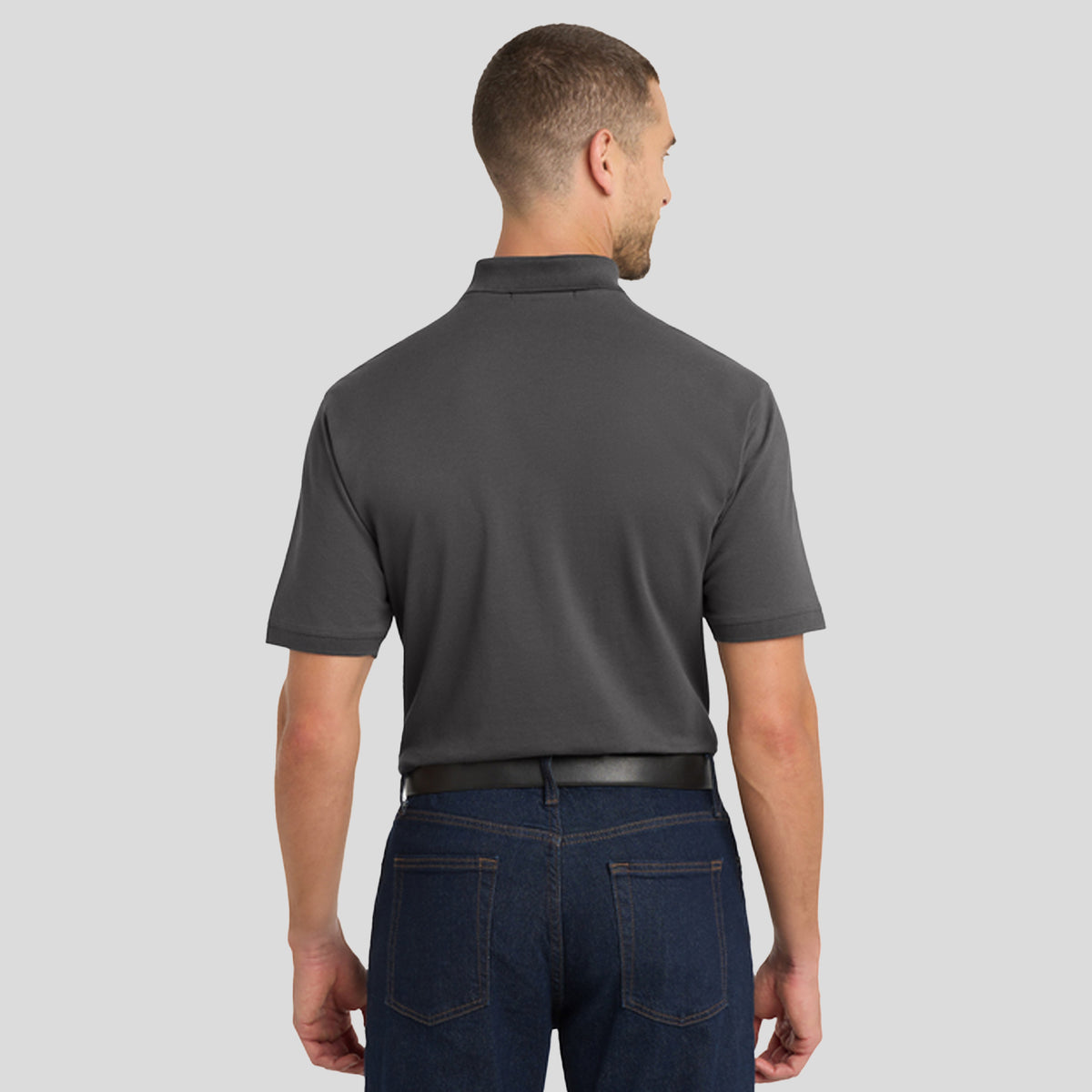 Tall EZCotton® Polo | Sterling Grey