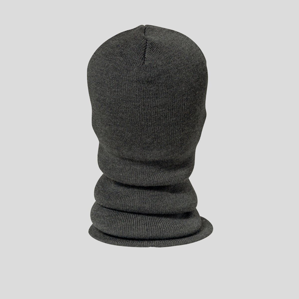 Knit Insulated Face Mask | Coal Heather
