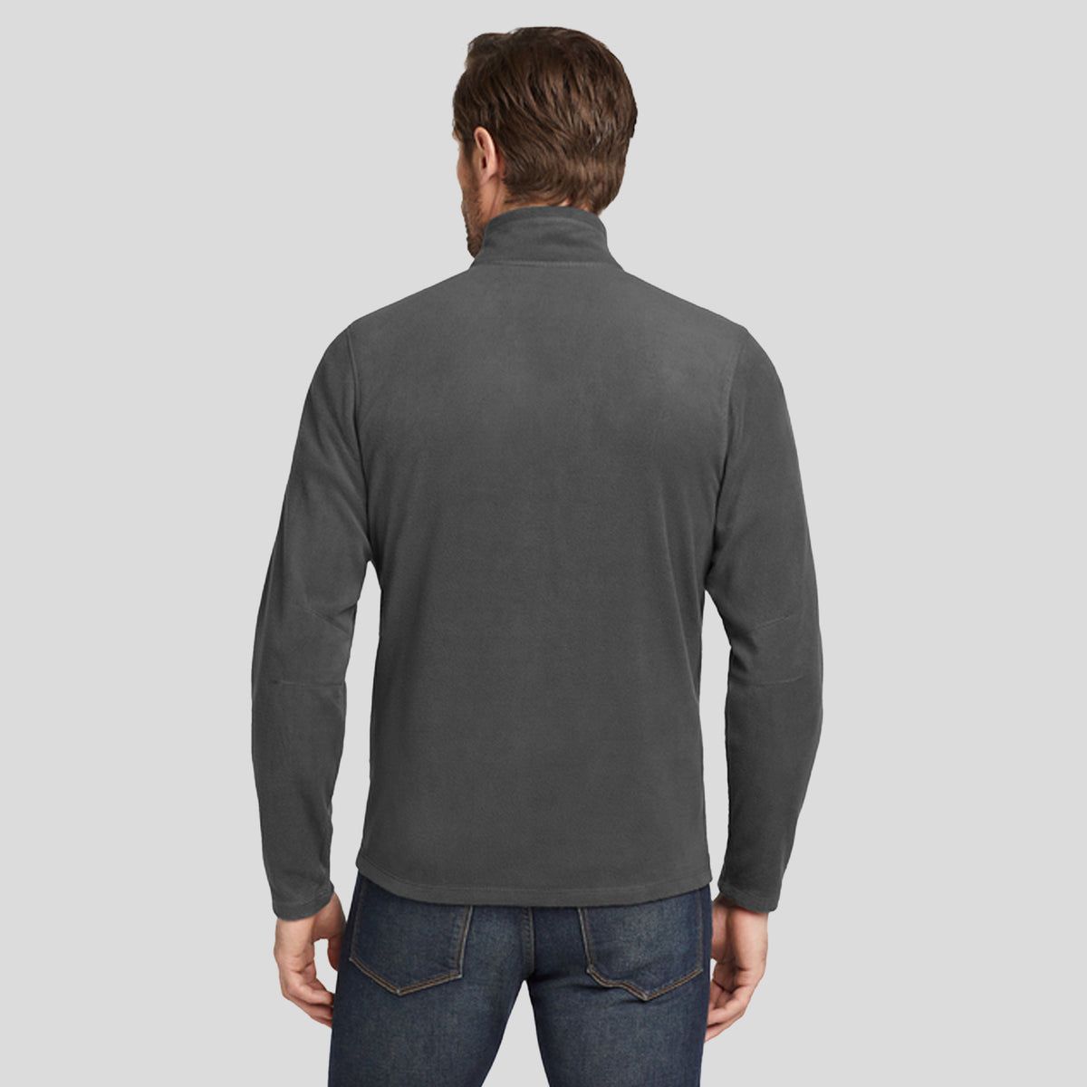 Full-Zip Microfleece Jacket | Grey Steel