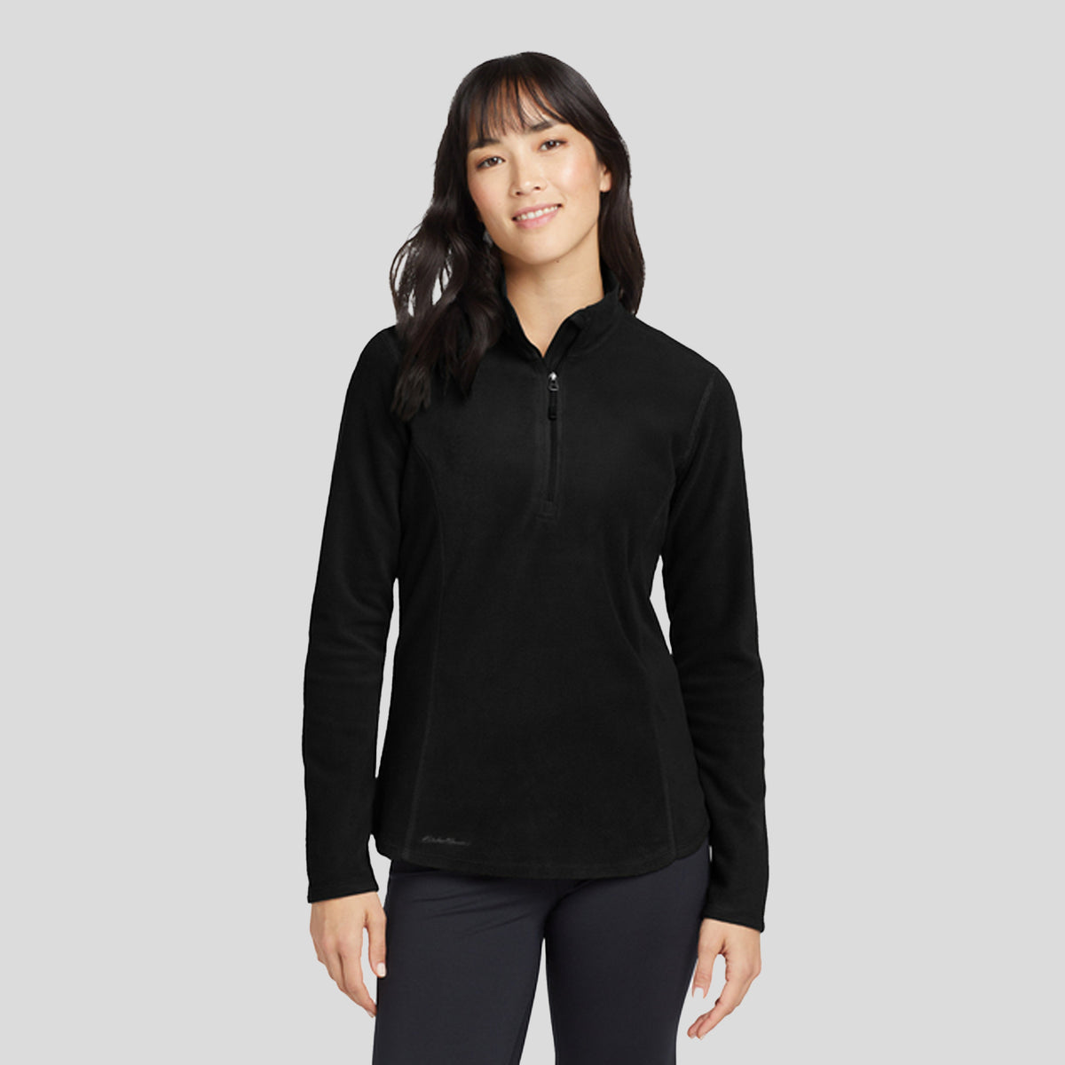 Women's 1/2-Zip Microfleece Jacket | Black