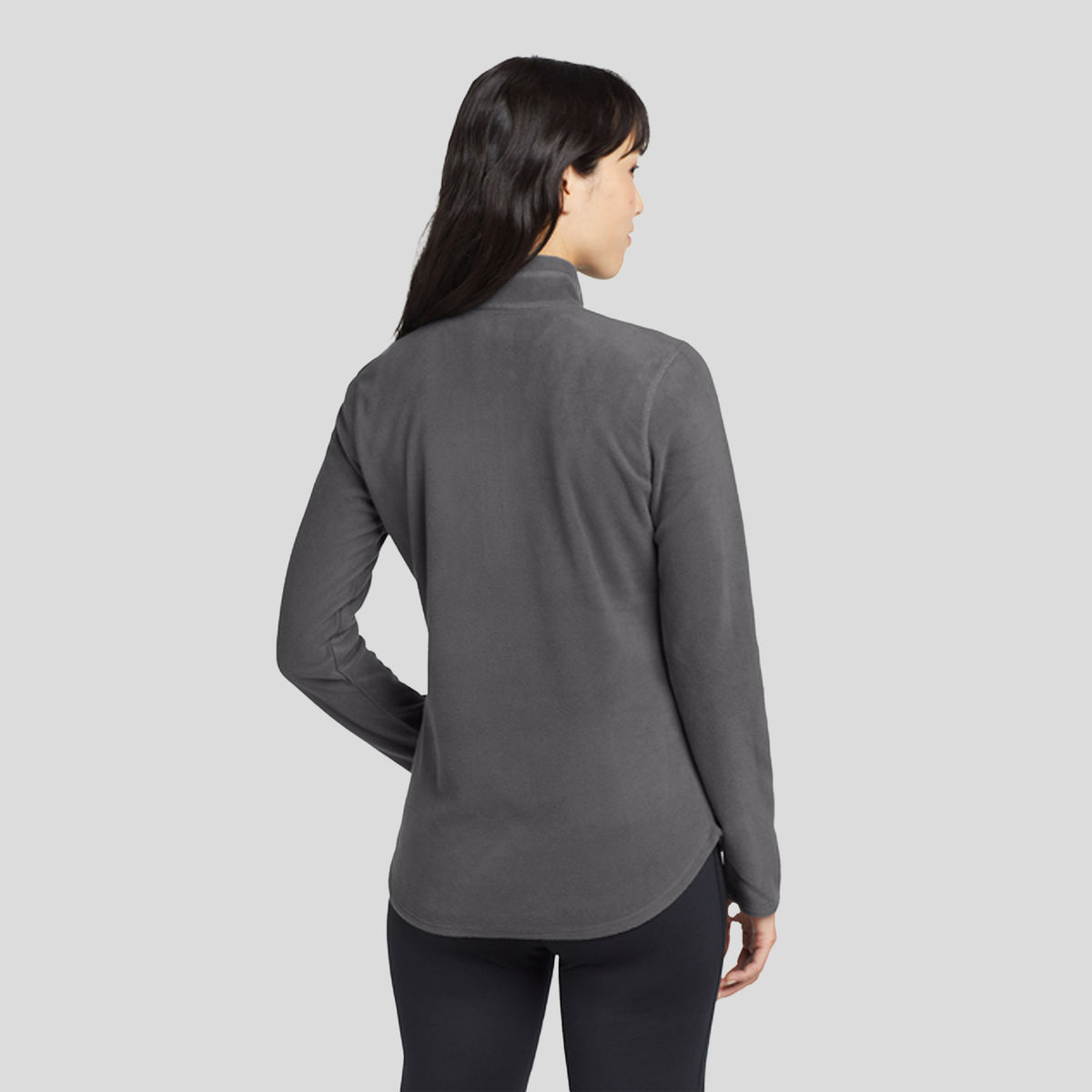 Women's 1/2-Zip Microfleece Jacket | Grey Steel