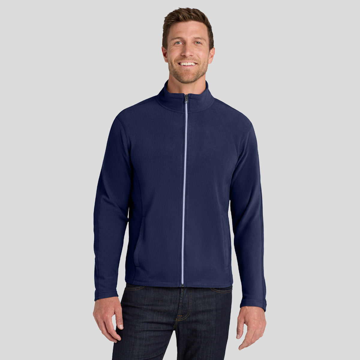 Men's Microfleece Jacket | Navy