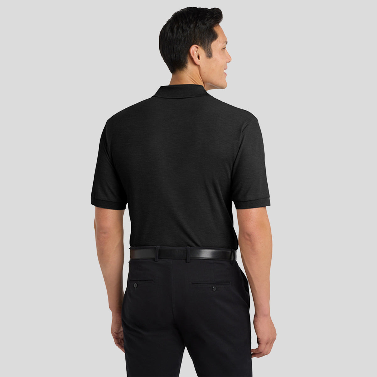 Silk Touch™ Polo with Pocket | Black