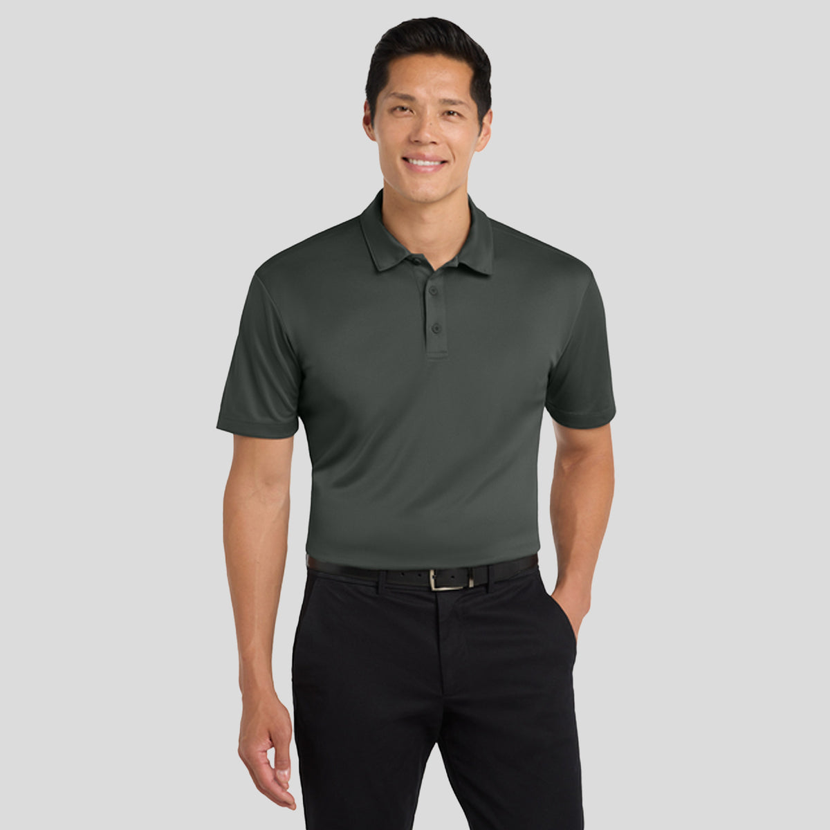Men's Silk Touchโข Performance Polo | Steel Grey