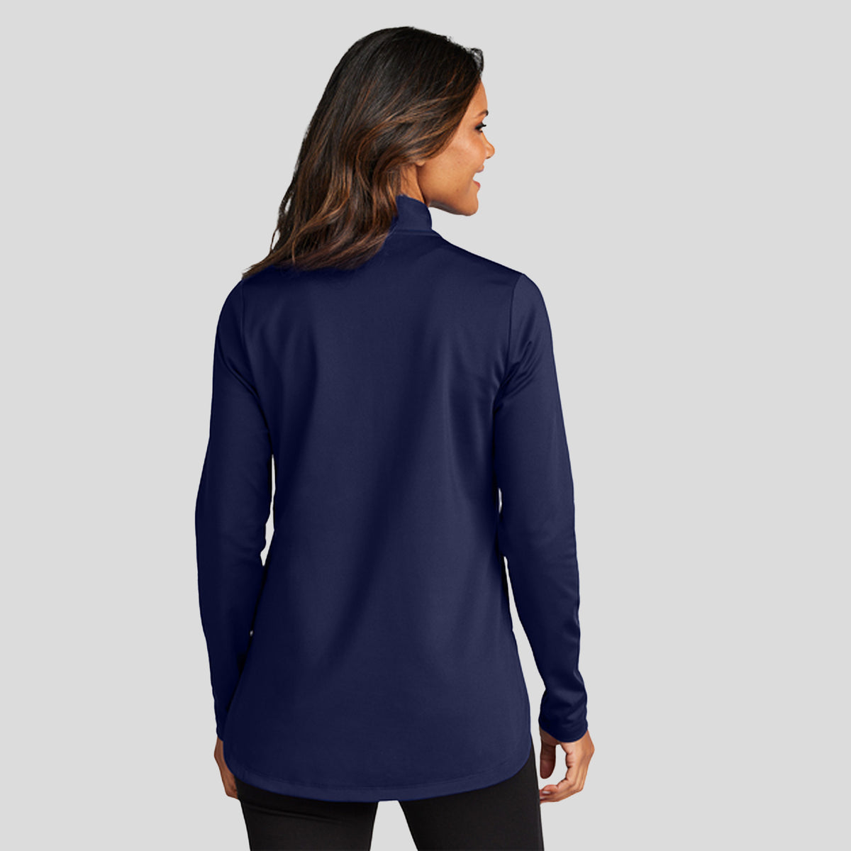 Women's C-FREE® Double Knit 1/4-Zip | Navy