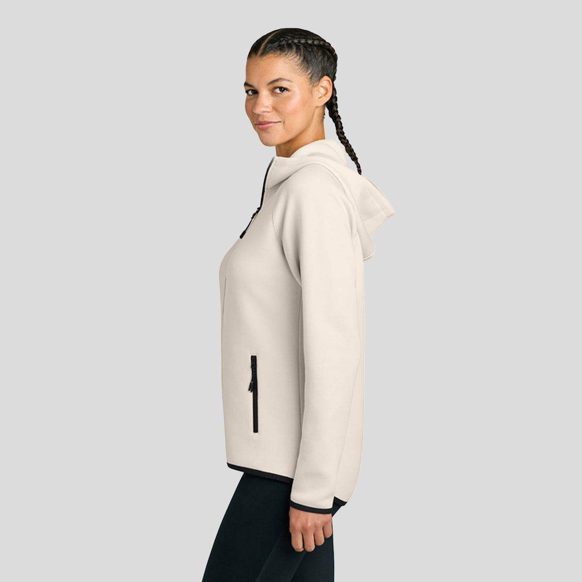 Women’s Phenom Full-Zip Hoodie | Ecru