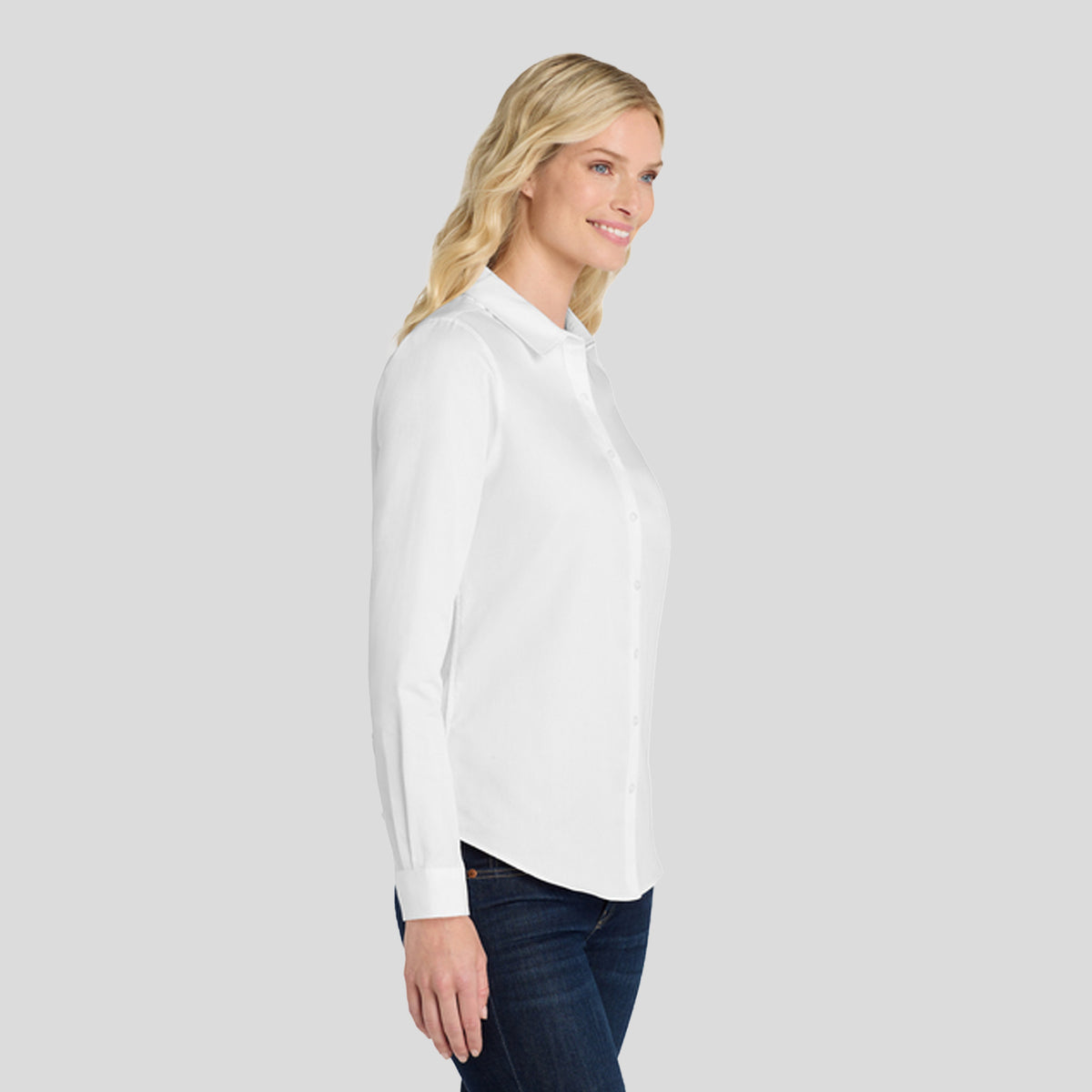 Women's Long Sleeve SuperPro React β’ | White
