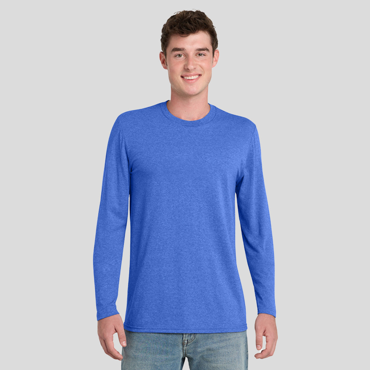 Tri-Blend Long Sleeve Tee | Heather Royal