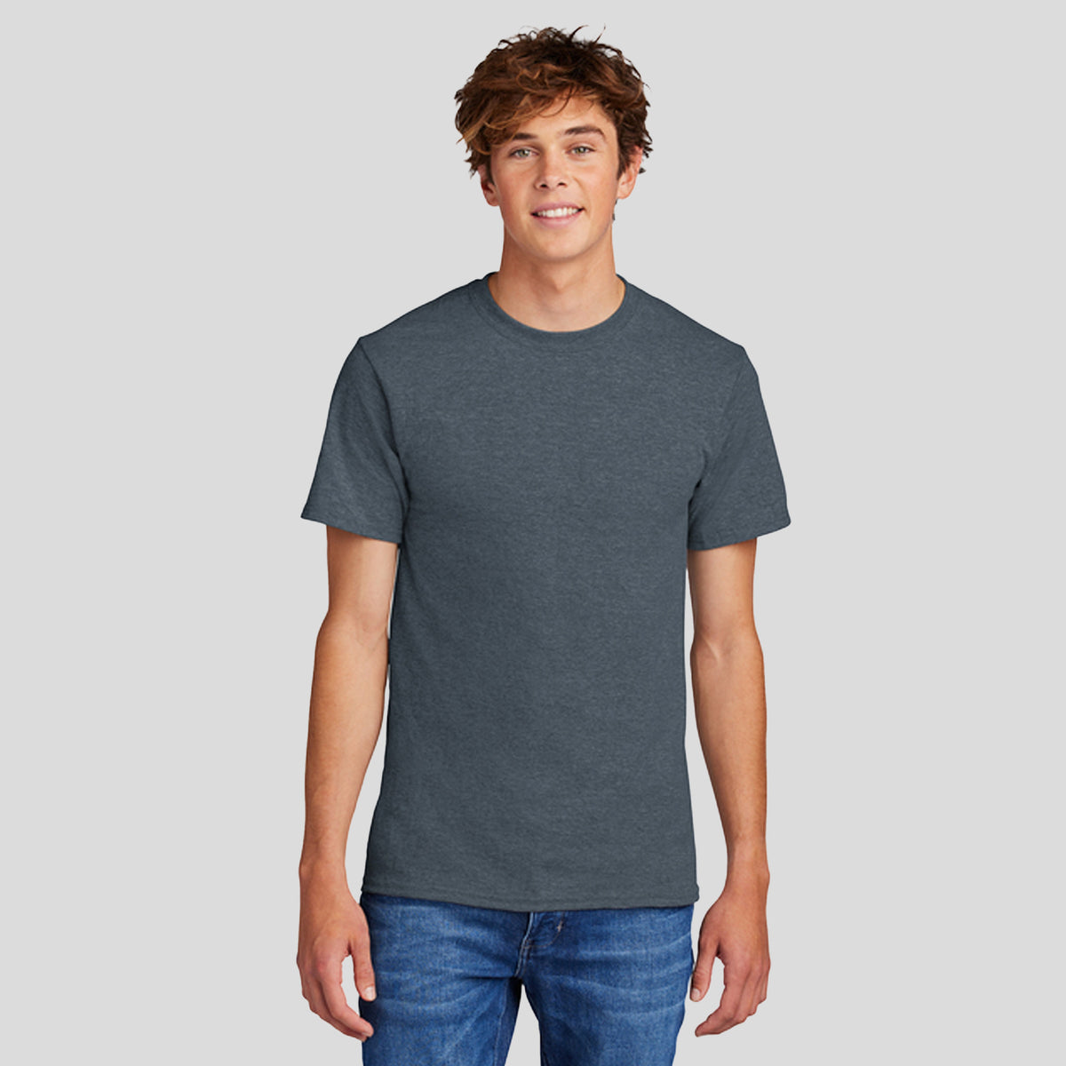 Core Blend Tee | Heather Navy