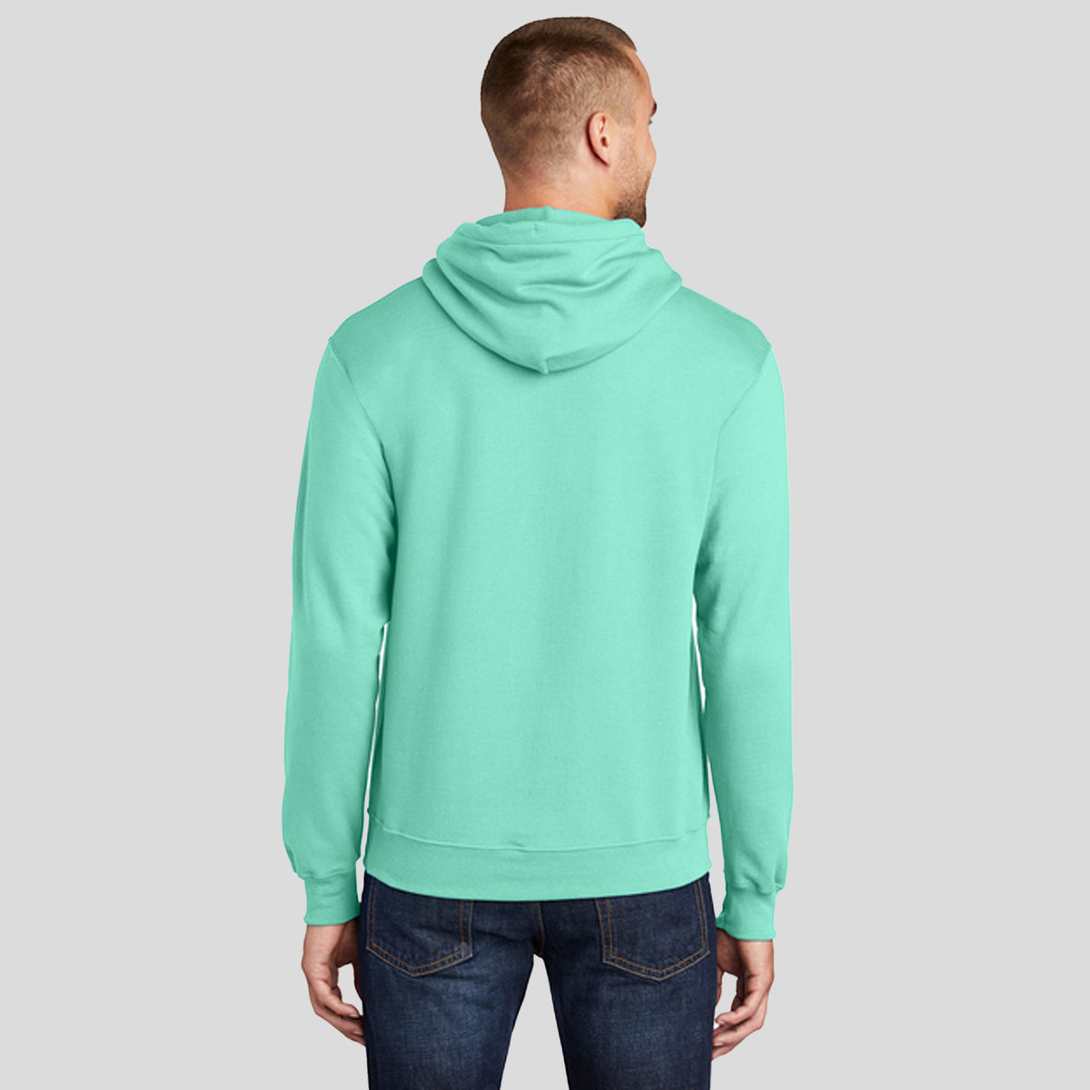 Core Fleece Pullover Hooded Sweatshirt | True Celadon