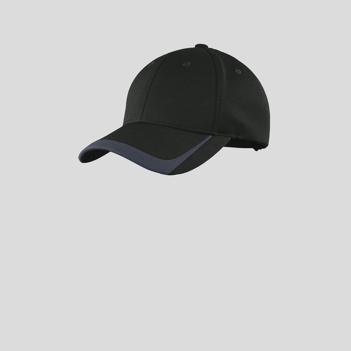 Pique Colorblock Cap | Black/Graphite