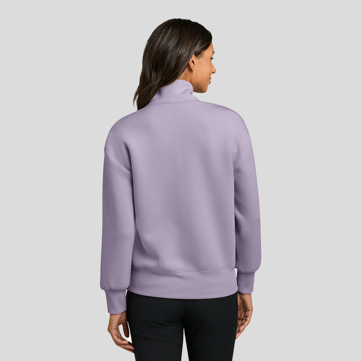 Womenβs Soft Spacer 1/4-Zip | Purple Ash