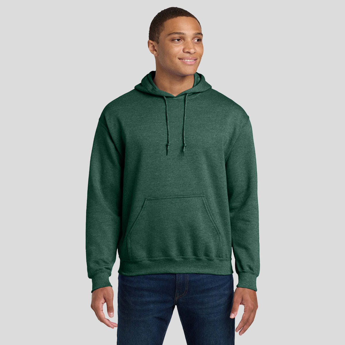 Heavy Blendβ’ Hooded Sweatshirt | Heather Dark Green