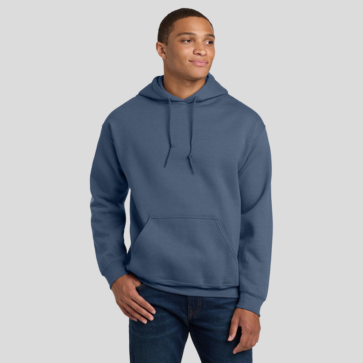 Heavy Blendβ’ Hooded Sweatshirt | Indigo Blue