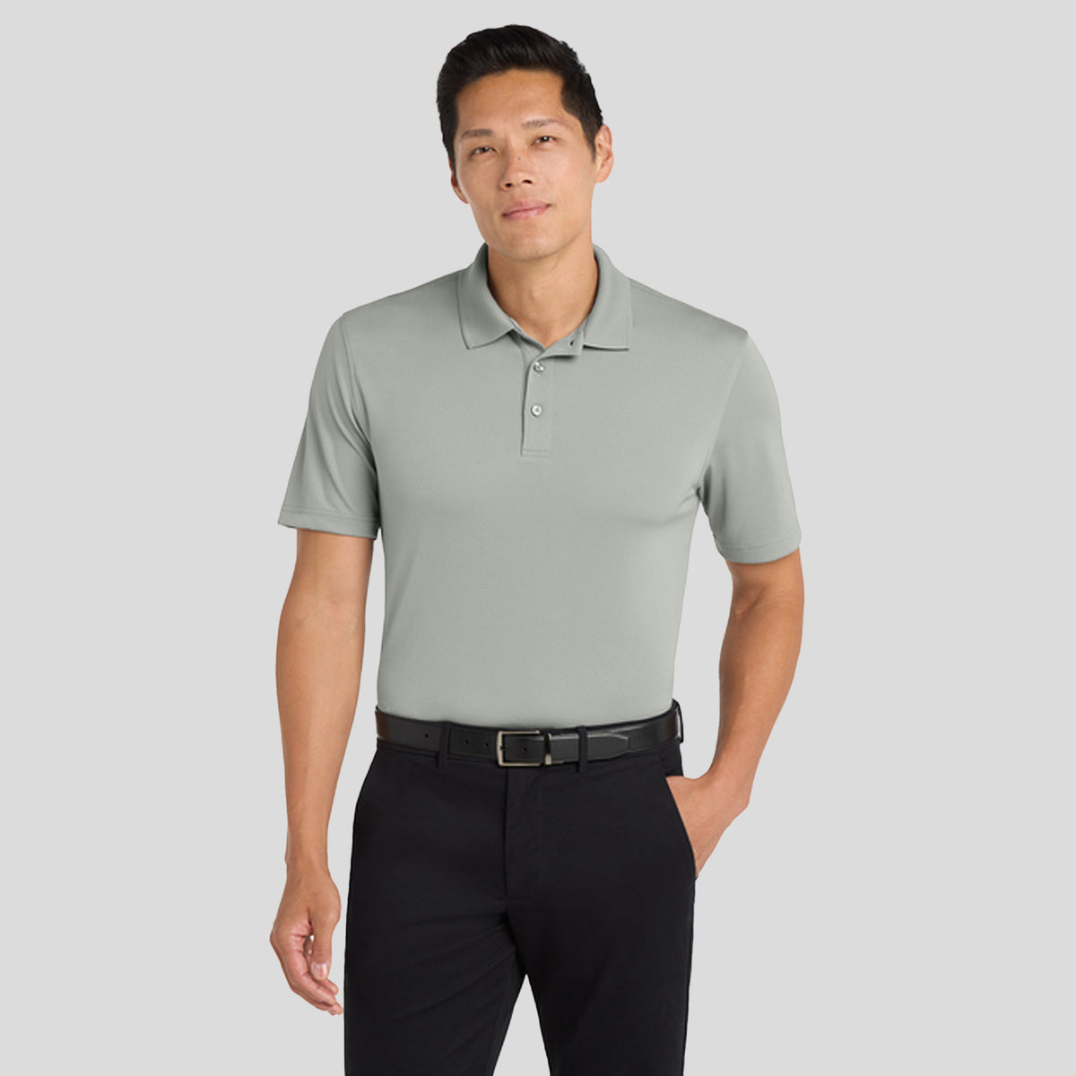 Dry Zoneยฎ UV Micro-Mesh Polo | Gusty Grey