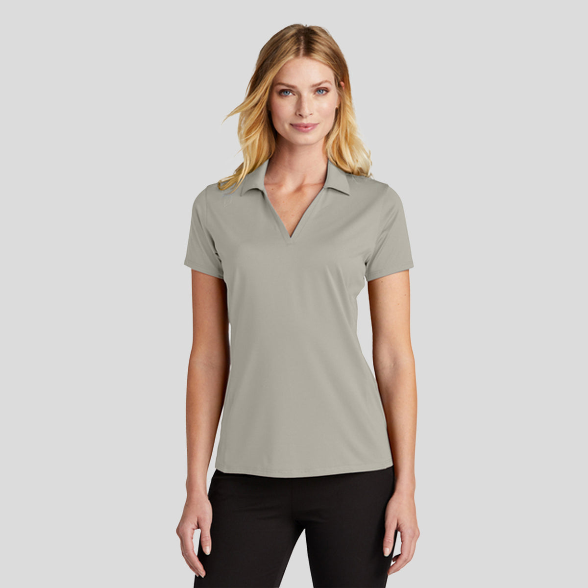 Women's Performance Staff Polo | Silver