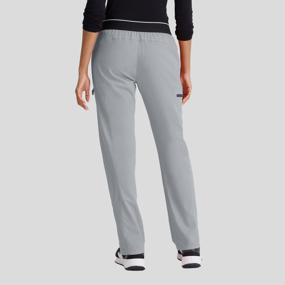 Kim 3-Pocket Mid-Rise Straight Leg Scrub Pant | Moonstruck