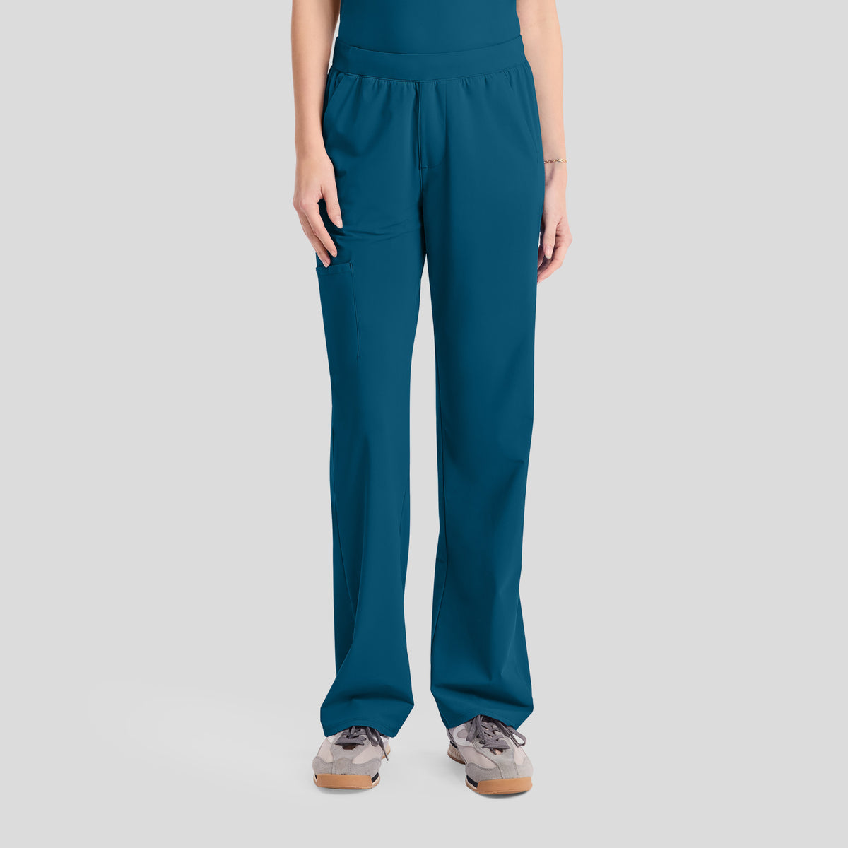 4-Pocket Straight Leg Pant | Caribbean