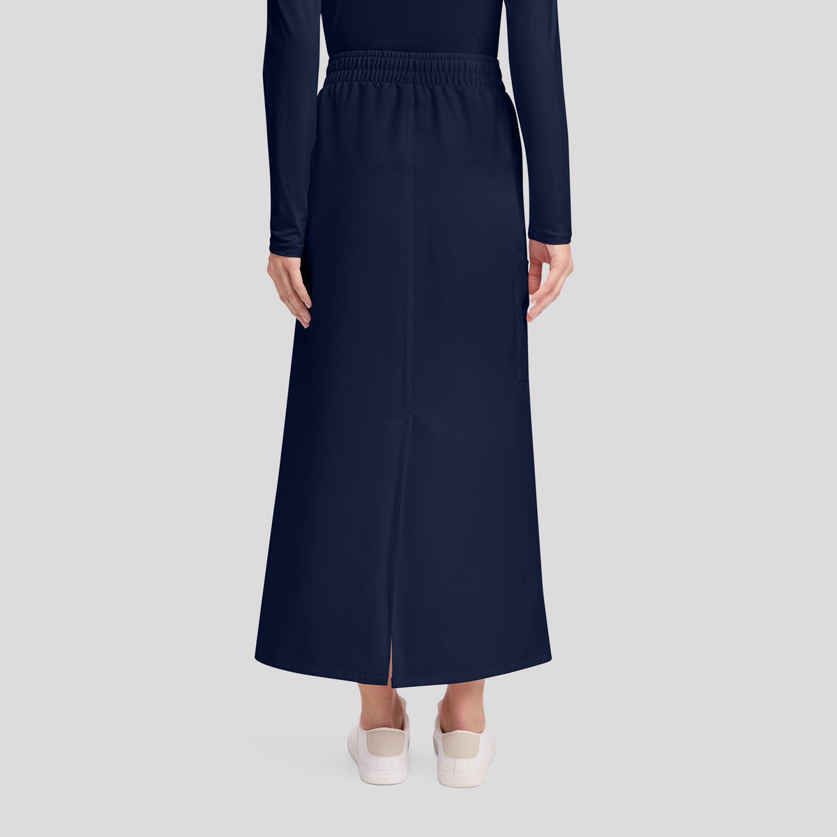 Hondros 3-Pocket Maxi Scrub Skirt | Navy