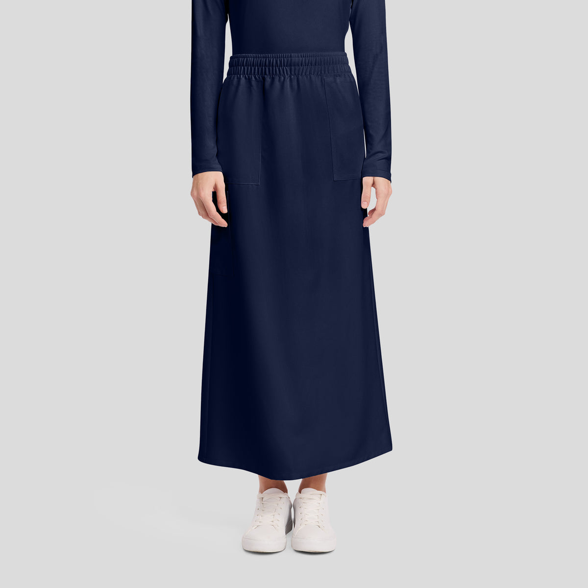 Hondros 3-Pocket Maxi Scrub Skirt | Navy