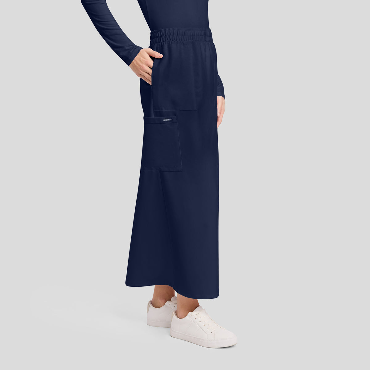Hondros 3-Pocket Maxi Scrub Skirt | Navy