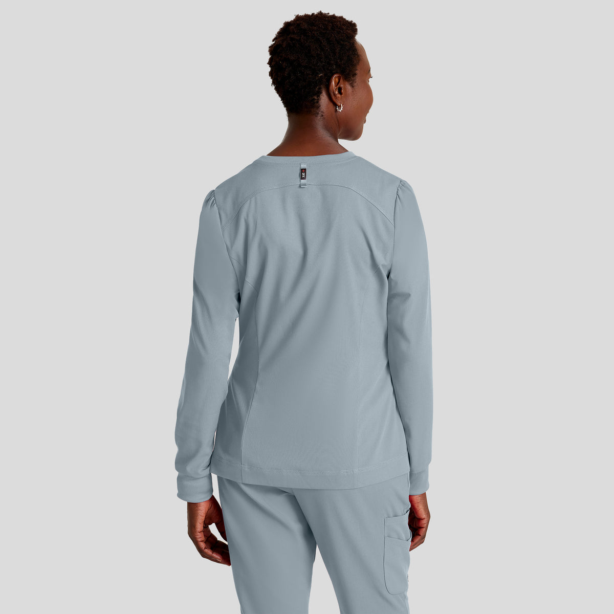 Millie 3-Pocket Crewneck Scrub Jacket | Moonstruck