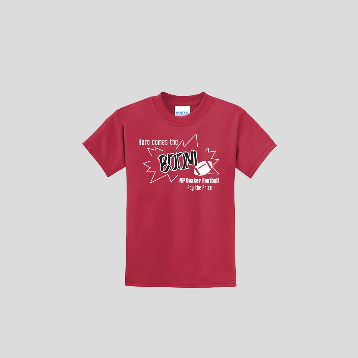 Youth Here Comes the Boom Core Blend Tee | Red