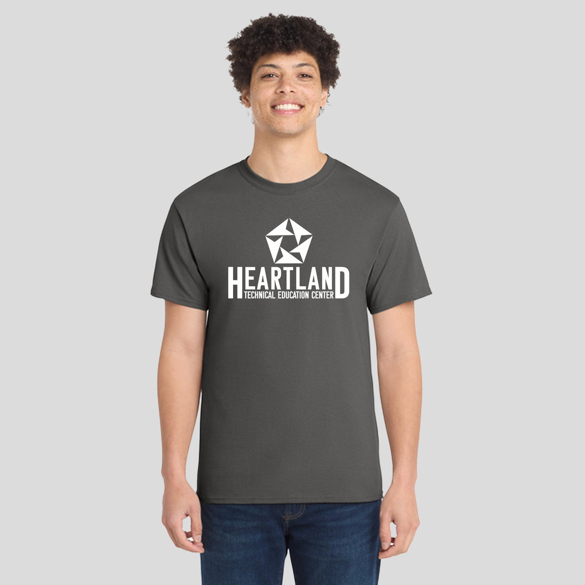 Faculty Heartland Core Cotton Tee | Charcoal