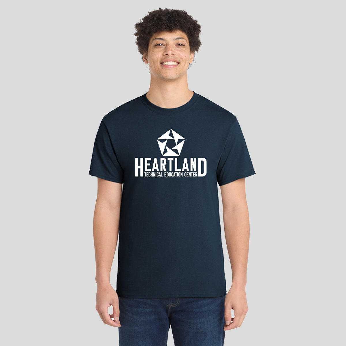 Faculty Heartland Core Cotton Tee | Navy