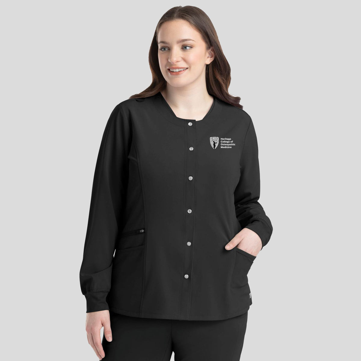 Ohio University Women’s Snap Jacket | Black