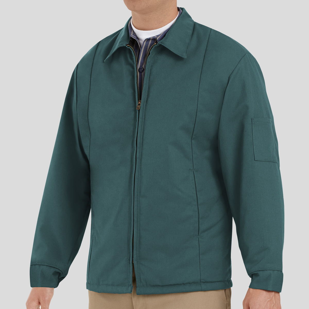Perma-Lined Panel Jacket | Spruce Green