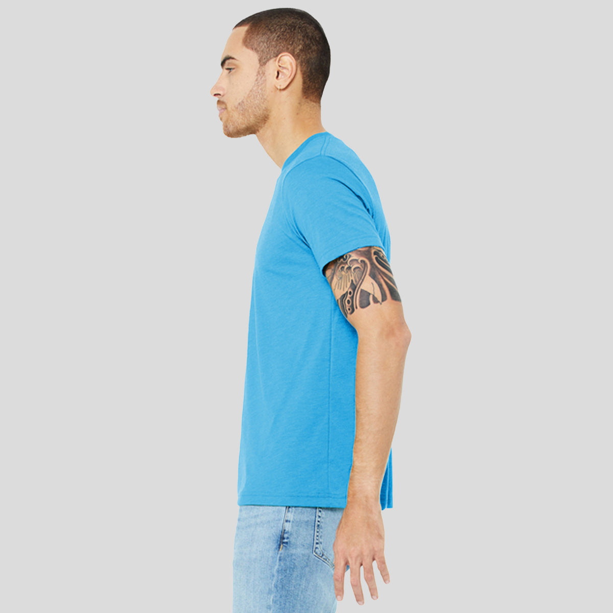 Unisex Triblend Short Sleeve Tee | Aqua Triblend
