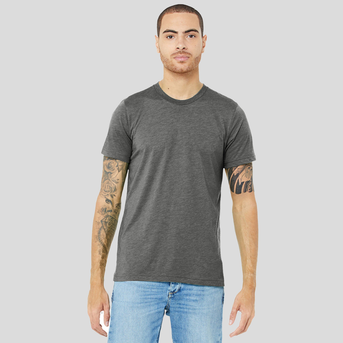 Unisex Triblend Short Sleeve Tee | Grey Triblend
