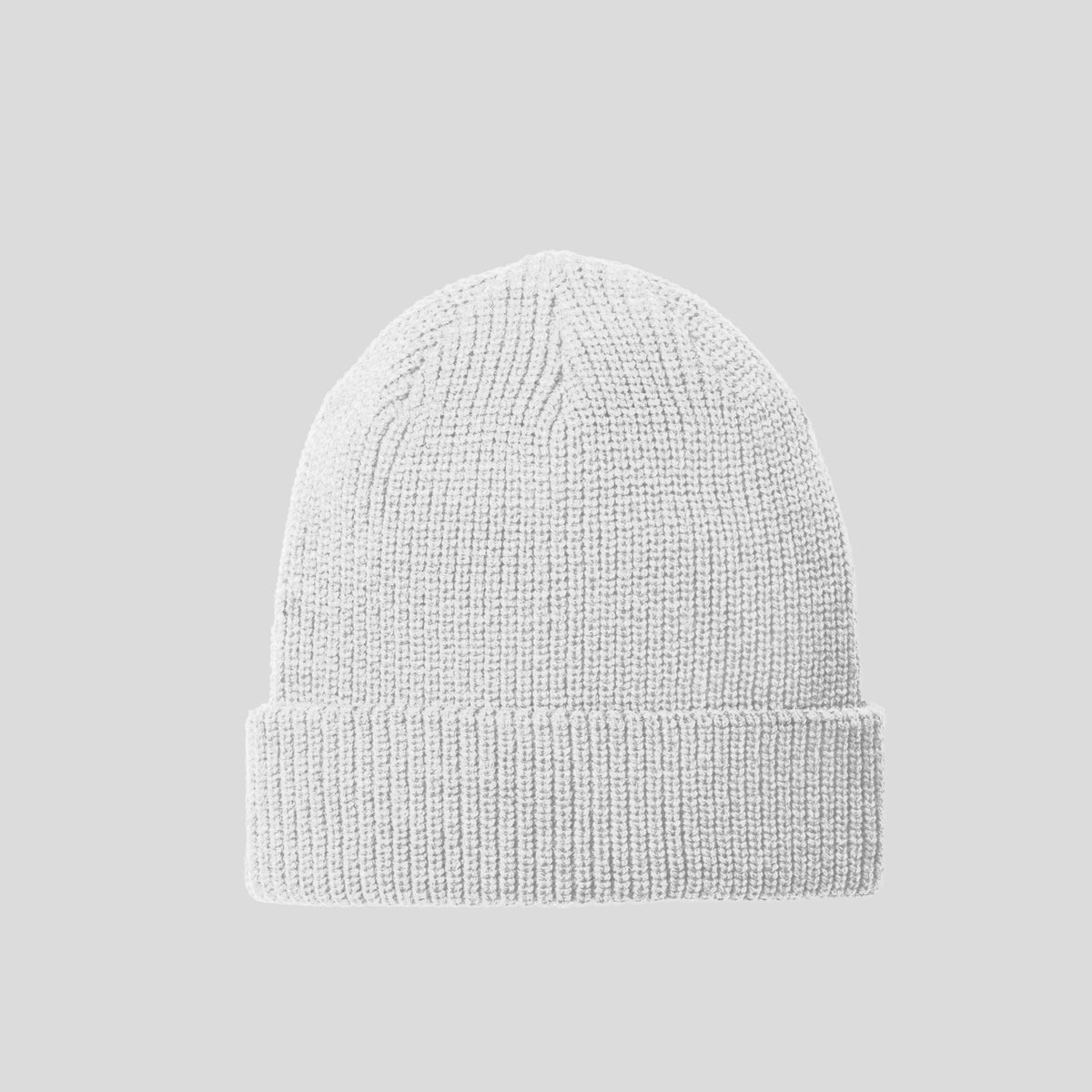 Chunky Knit Beanie | Silver Heather