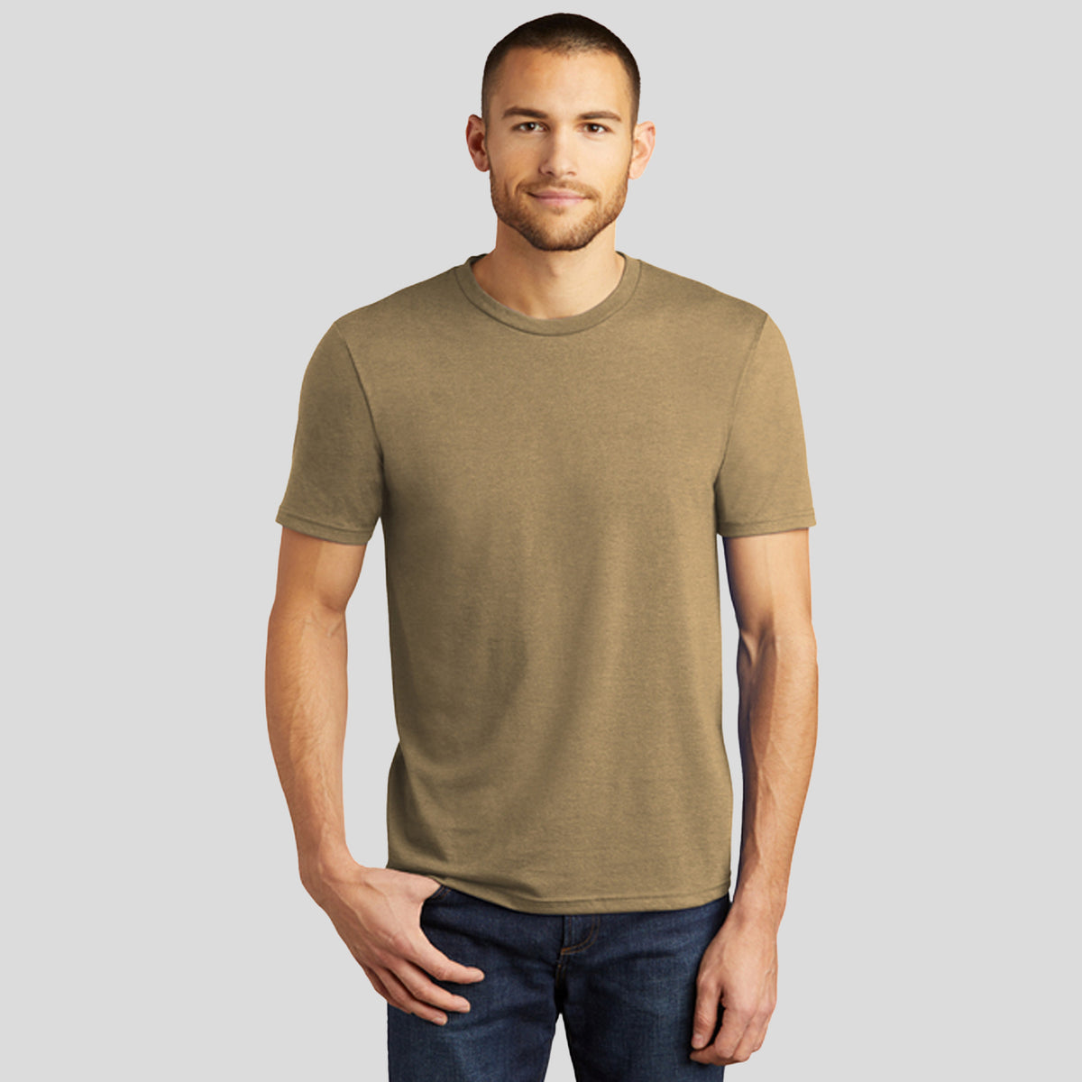 Perfect Tri® Tee | Coyote Brown Heather
