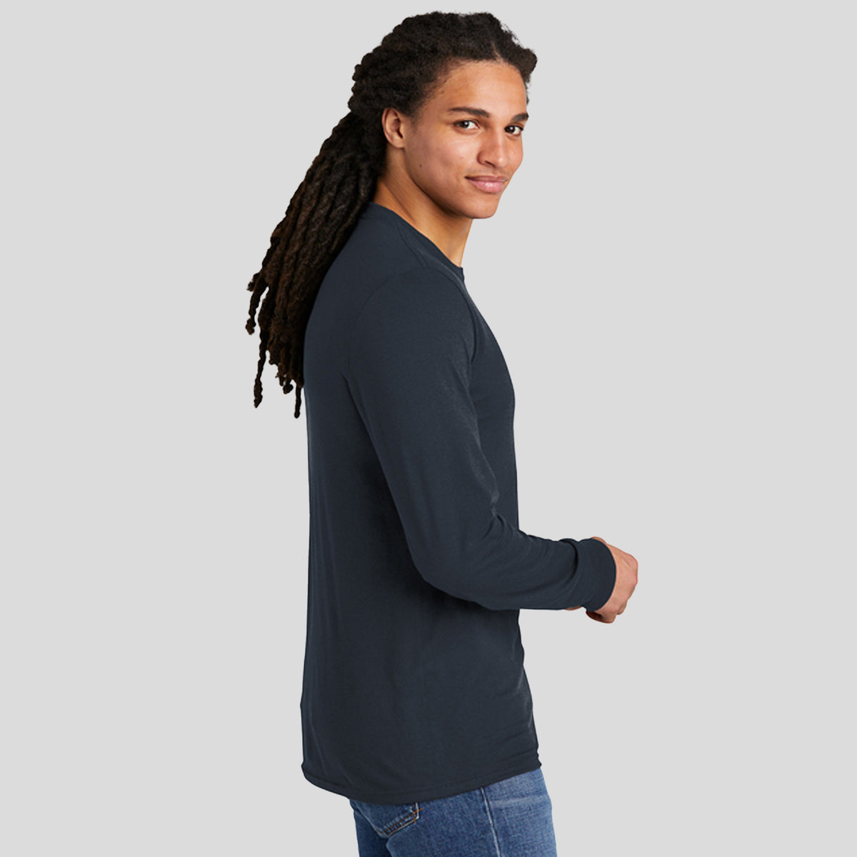 Perfect Tri® Long Sleeve Tee | New Navy