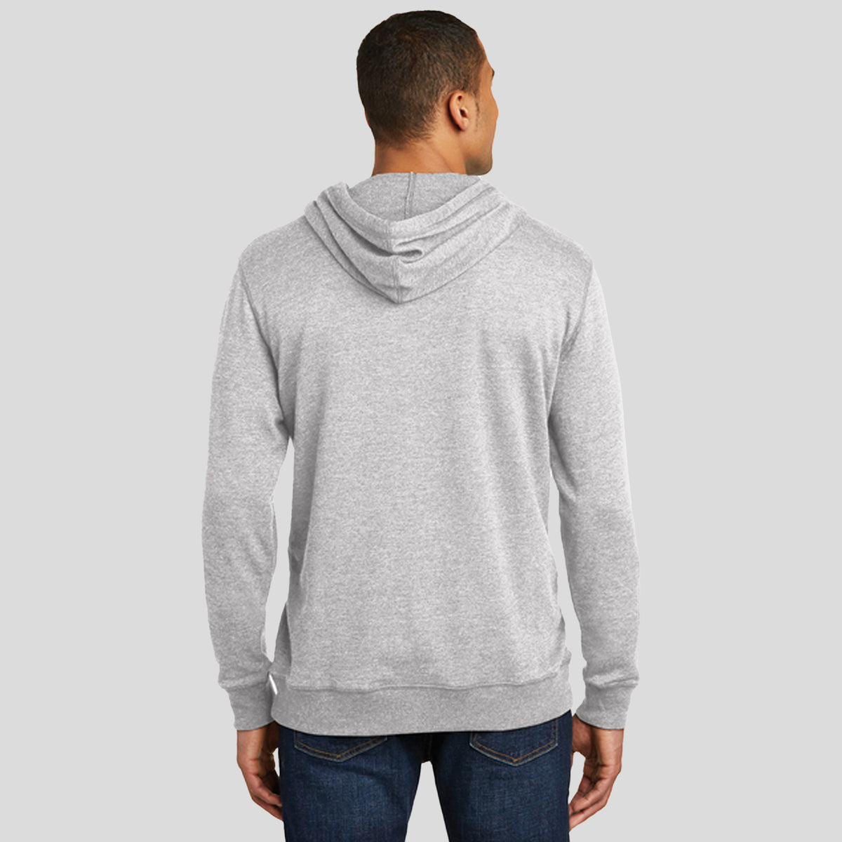 Lightweight Fleece Hoodie | Heathered Grey