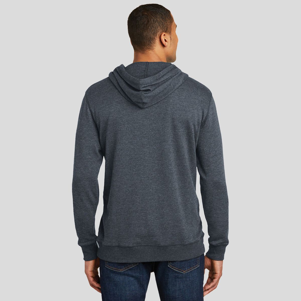 Lightweight Fleece Hoodie | Heathered Navy