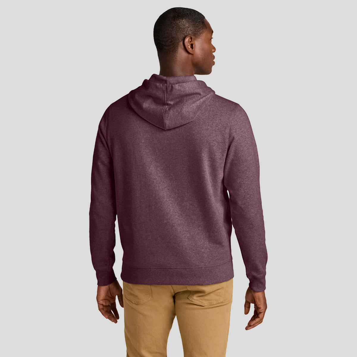 Re-Fleece™ Hoodie | Maroon Heather