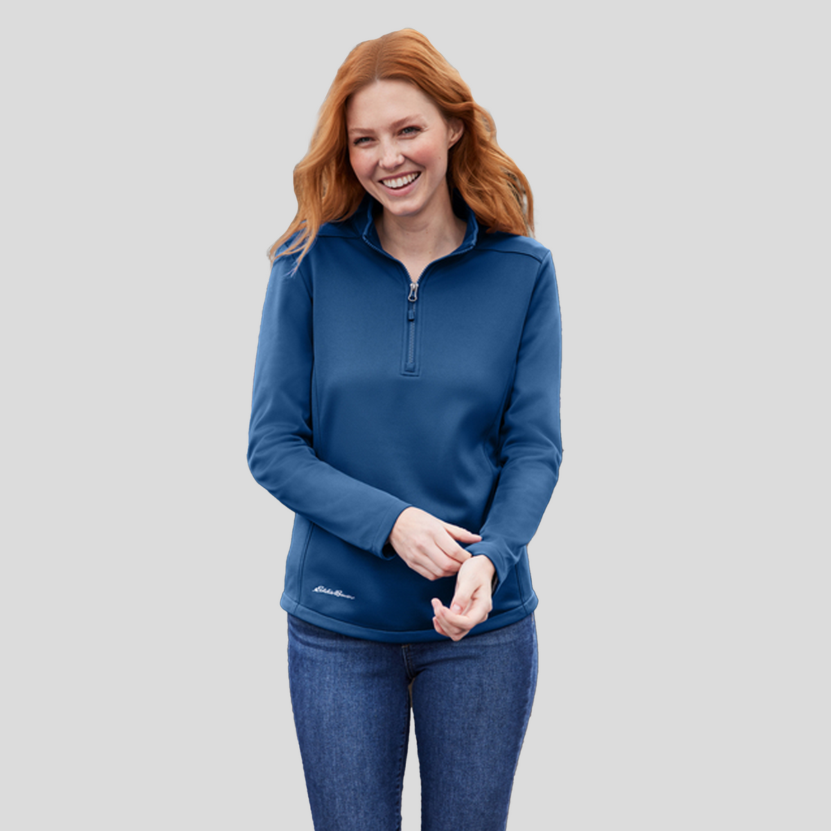 Women’s Smooth Mid Layer Fleece 1/2-Zip | Cobalt Blue